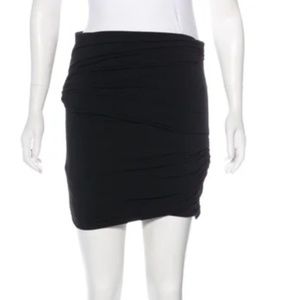 Elizabeth and James Ruched Mini Skirt